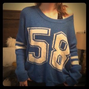 Blue sweater, forever 21